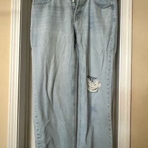American Eagle Outfitters Light Blue Flare Jeans